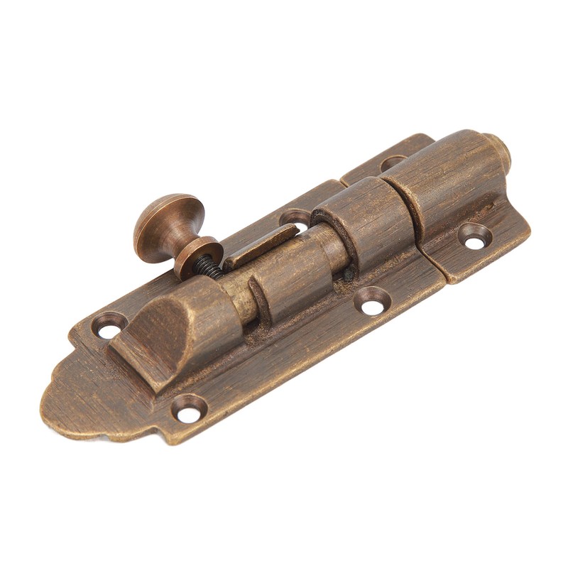 Barrel Bolt Buckle Rust Proof High Hardness Brass Antique Sliding