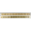 'Gold Color Titanium Germanium Bracelet