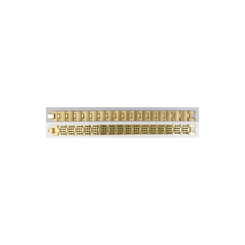 'Gold Color Titanium Germanium Bracelet