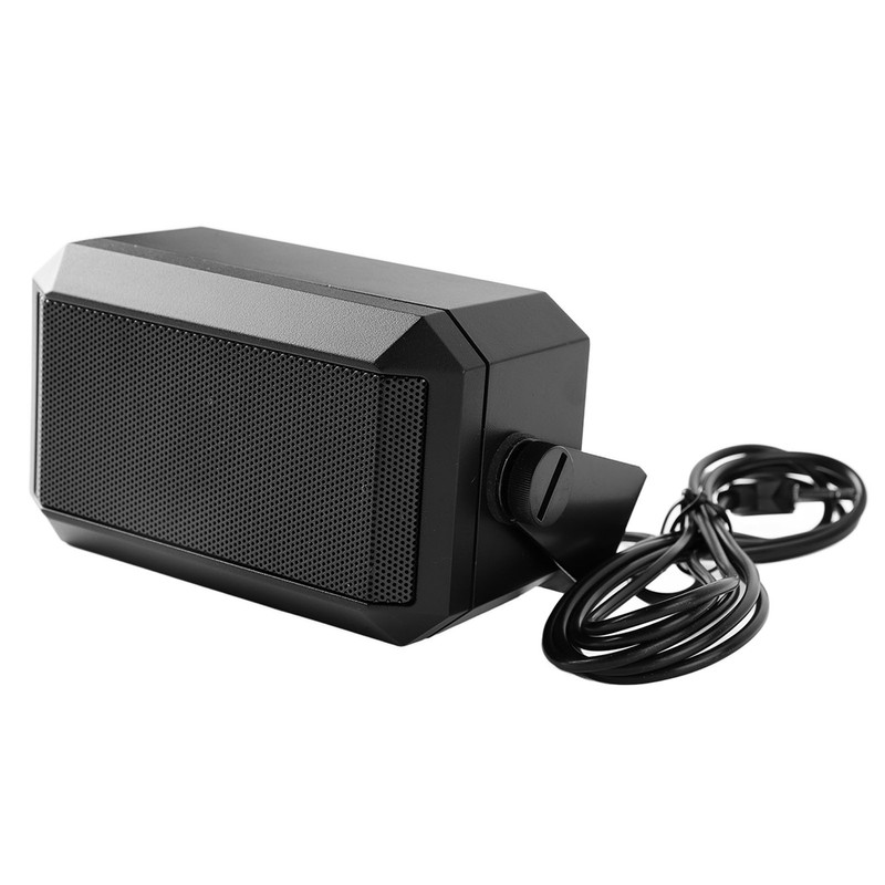 External Speaker Rectangular 3.5mm Plug Car Radio Speaker for Ham