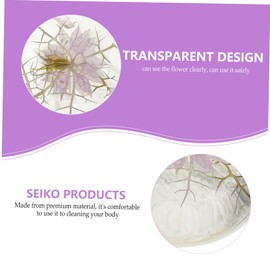 Healeved 1pc Transparent Soap Bathing Soap Women Washing Soap Design Soap Body Cleaning Care Soap Bath Cosmetics Essential Oil Soap Handmade Soap Lavender