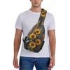 Mqtzyiwx Sunflowers On Wooden Board Sling Backpack Hiking Backpack Crossbody