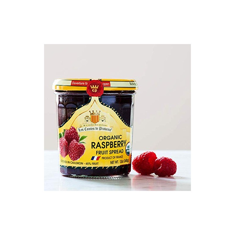 Raspberry Jam Spread USDA Organic Preserve – 12 oz /