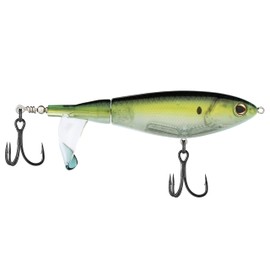 Berkley Choppo Topwater Fishing Lure, Pilchard, 1 oz, 120mm Topwater, Enhanced Propeller Surface Area for Maximum Disturbance, Equipped with Sharp Fusion19 Hook