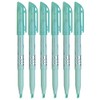 Pilot FriXion Pastel Erasable Highlighter, Chisel Tip, Green Ink, 6