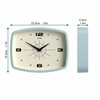 Jones Clocks® Movie wall clock | Retro rectangular clock |