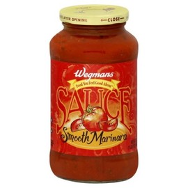 3 PACKS: Wegmans Food You Feel Good About Pasta Sauce, Smooth Marinara (24 oz.)