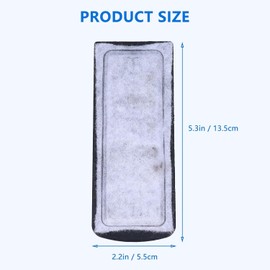 Fish tank filter cartridge,10 pieces of aquarium filter cotton replacement, wall mounted filter accessories box carbon supplies