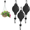 TIANLIN 4 PCS Heavy Duty Retractable Plant Hanger,Plant Pulleys for
