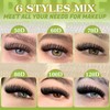 Ruairie Fluffy Cluster Lashes D Curl Volume Individual Eyelashes Clusters