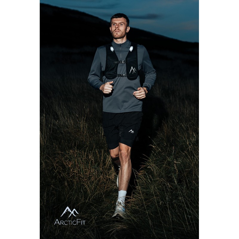 Pink ArcticFit LED Running Vest - Adjustable Unisex Reflective Vest