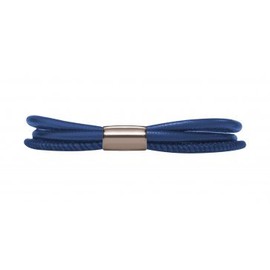 Endless Jewelry 12204-21 Blue 3-String Leather Bracelet, 21cm/8.5