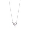 The Kiss SPD1411DM Diamond Women's Silver Necklace, Diamond