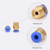 Push-Fit Connector, Quick Connector, Pack of 5 Pneumatic Screw Connection