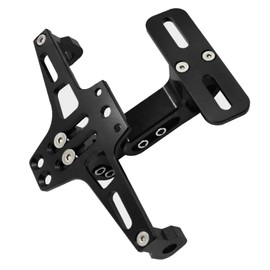 DIMITU Aluminum Motorcycle Rear License Plate Holder Adjustable License Plate Holder
