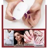 Semi Cured Gel Nail Strips - 20pcs Gel Nail Stickers