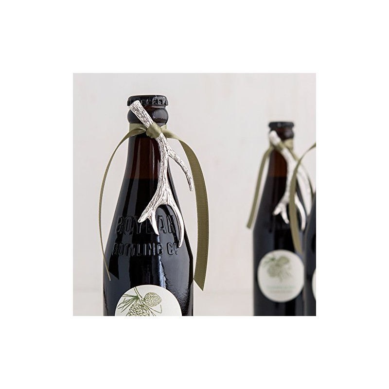 Weddingstar 9856-77 Antler Bottle Opener, Silver