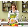 BGBDEIA Breakfast Menu Chefs Apron, Cooking and Baking Apron for