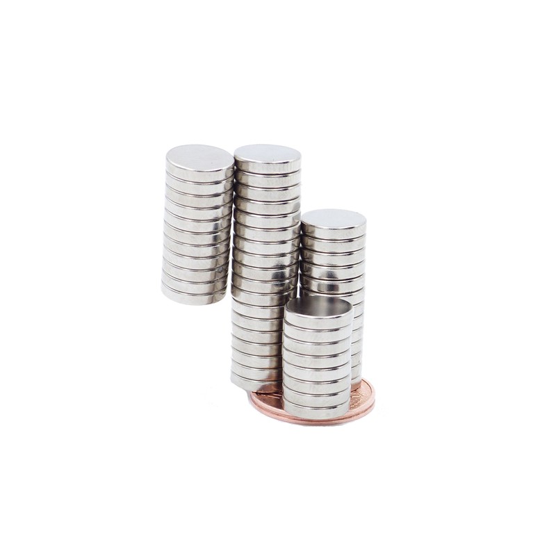 Brud Azon – 50 Mini Disc Magnets 10x2 mm/Neodymium Magnets