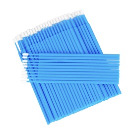 200 Pcs Micro Applicators Brushes, Micro Buds for Eyelashes, Disposable Eyelash Extension Brush for Eyelash Extensions (200PCS, LightBlue)