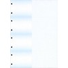 Receipt Paper, A4, 4 Sides with Reception (with Blue Holes),