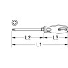 KS Tools 159.1047 ERGO+ screwdriver, POZIDRIV, PZ0