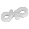 electrosmart 50 x Gutter Hooks Ideal for Hanging Christmas/Birthday/Anniversary Party Lights on House Garage Guttering etc