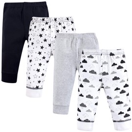 Hudson Baby Unisex Baby Cotton Pants and Leggings Moon And Back, 9-12 Months