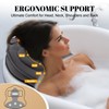 Extra Thick Bath Pillows for Tub-Luxury Bathtub Pillow for Head