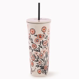AMÉLIN ARCHIVE Stainless Steel Tumbler, 24 Ounce Travel Tumbler, Double Wall Insulated Cup with Lid and Straw (Prairie)
