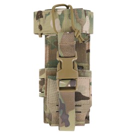 Molle Raido Pouch Tactical Radio Holster Holder Military Heavy Duty Pouches Bag for Two Ways Walkie Talkies Adjustable Storage Nylon Holders