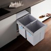 Undercat Pull-Out Trash Can Under Cabinet, 42 Quart 10.6 Gallon