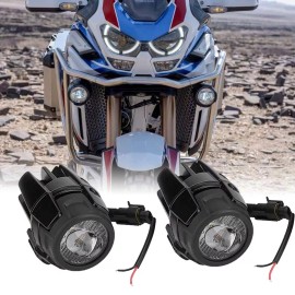 Unbranded For Honda CRF1100L Africa Twin Motorcycle LED Auxiliary Fog Light Running Light