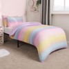 OHS Rainbow Bedding Set Single, Duvet Covers for Girls Boys