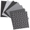 TEHAUX 7pcs Cotton DIY Patchwork Fabric Sheets Decorative Quilting Squares