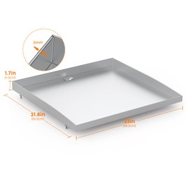Stanbroil Flat Top Griddle Stainless Steel Griddle Replacement Top for Royal Gourmet Regal GB2000 2-Burner Gas Grill