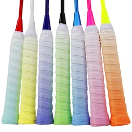 Pack of 7 Grip Tape Tennis Racket, Tennis Racket Grip Tape, Badminton Racket, Multifunctional Grip Tape, Non-Slip Tape Grip, Durable Overgrip, Non-Slip Designed for All Types of Rackets