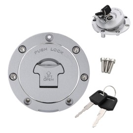 Motorcycle Fuel Cap for honda Hornet 250 NS50F CBR250 VTR250 VFR RVF NSR Spada with 2 Universal Keys (Fit Honda)