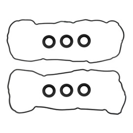 Weonaroll Valve Cover Gasket Set Fit for 3.0L 3.3L Toyota Camry Avalon Sienna Highlander Solara Lexus ES300 ES330 RX300 RX330 RX400h Replace# VS50588R VS50515R 11214-0A010 11213-0A010