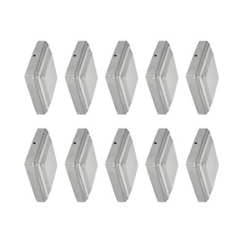 10 tappi per pali da 6 x 6 cm, tappi per pali di recinzione, tappi di copertura per pali in legno, tappi di protezione resistenti alle intemperie, tappi per pali (6 cm x 6 cm)