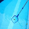 Pool Skimmer Net with Telescopic Pole Removal Leaf Rake Swimming