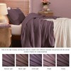 WRENSONGE Full Size Comforter Sets - 3 Pieces Deep Purple