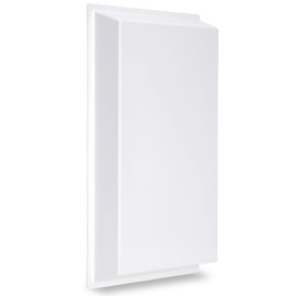 2-Pack, 24”×12” Ceiling Air Diverter for 2'x2' Grid and T-Bar Systems to Redirect Airflow from Vents (White-2 PCS)