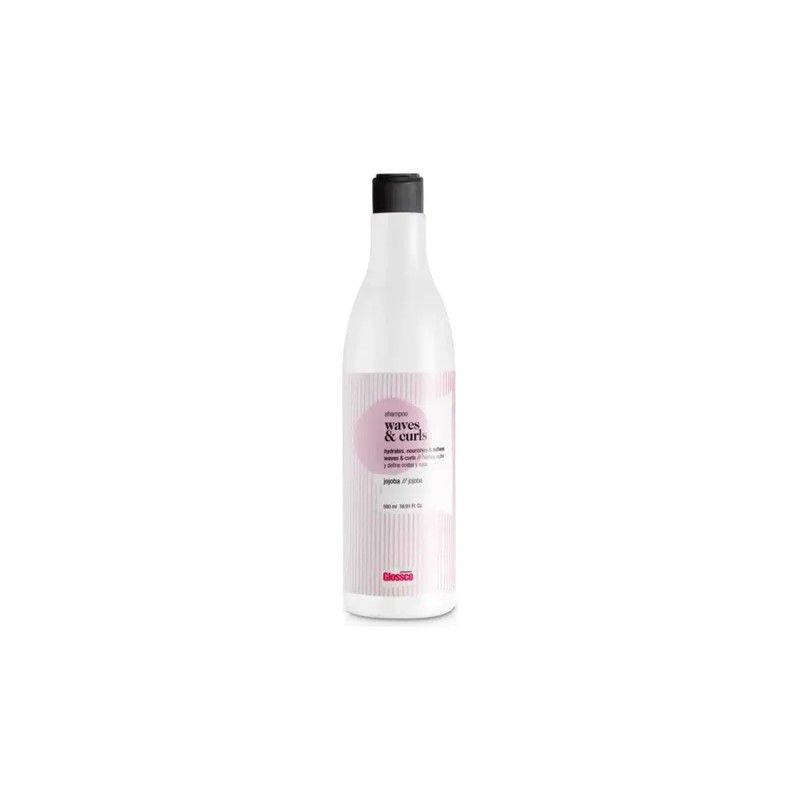 Glossco Waves & Curls Shampoo 500ml + Mascarilla 500ml Kit