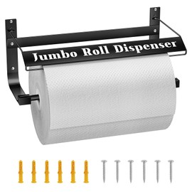 Hazztoll Wall Mounted Wiper Dispenser, Jumbo Paper Towel Dispenser, 17.0"x8.5"x7.5"
