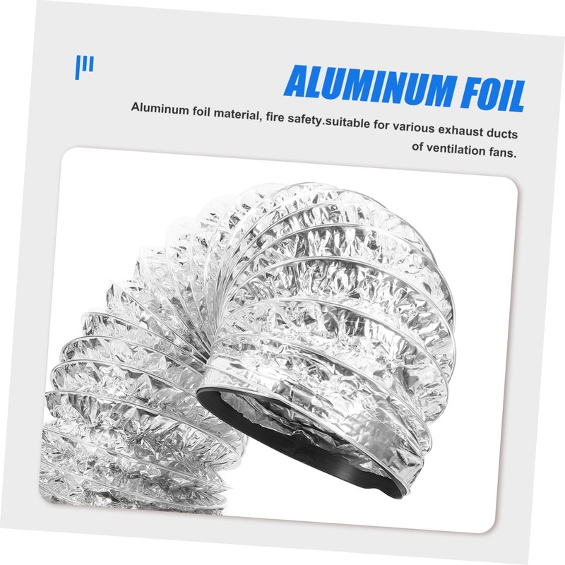 Gadpiparty Flexible Aluminum Foil Kitchen Vent Hose for Range Hood