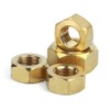 Metric Hexagonal (Hex) Full Nuts Brass Self Colour M4 4mm