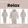 Camille Childrens Super Soft Fleece Onesie - Hooded All In