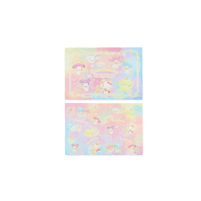 Sarongge Sanrio 45651 Placemat, Set of 2, Sanrio Characters, 15.7