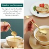 Kyraton Golden Teaspoons 12 Pieces 14cm Stainless Steel Titanium Plated